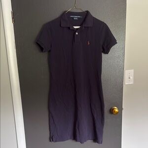 Ralph Lauren Blue Buttoned Polo Dress